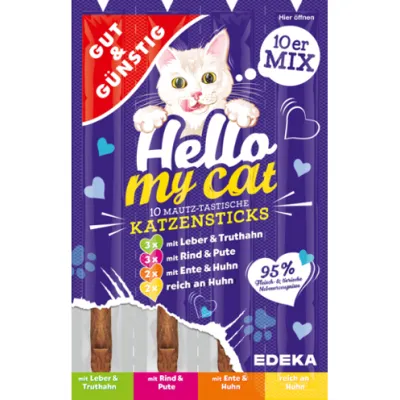 G&G Hello My Cat Katzensticks MIX 10szt 50g