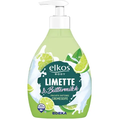 Elkos Cremeseife Limette Buttermilch Mydło 500ml
