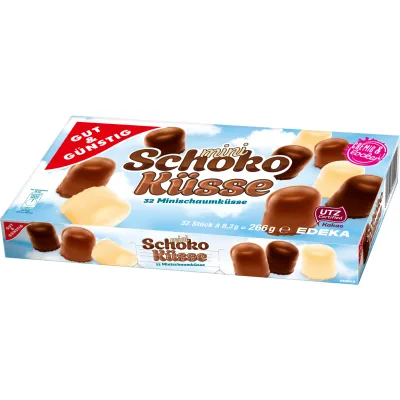 G&G Mini Schoko Kusse Ciepłe Lody 32szt 266g