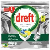 Dreft Platinum All in One Citron Tabs 16szt 238g