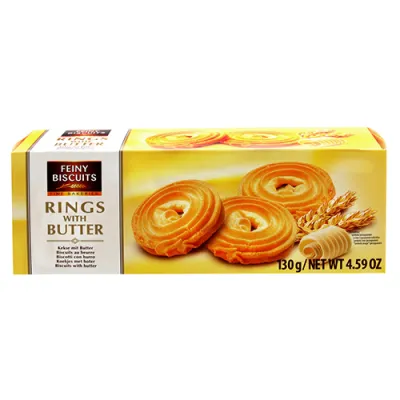 Feiny Biscuits Butter Rings 130g