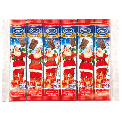 Only Christmas Choco Lollies 6x15g