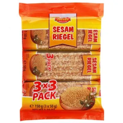 Ivanka Sesam Riegel 3x3 Pack 150g