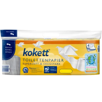 Kokett Toilettenpapier 4 Lagen 10szt