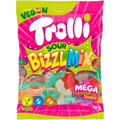 Trolli Bizzl Mix Sour Vegan 150g