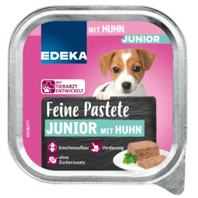 Edeka Pastete Junior mit Huhn dla Psa 150g