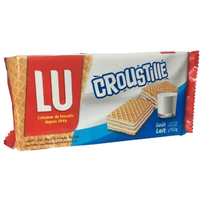 LU Croustille Lait Wafelki 152g