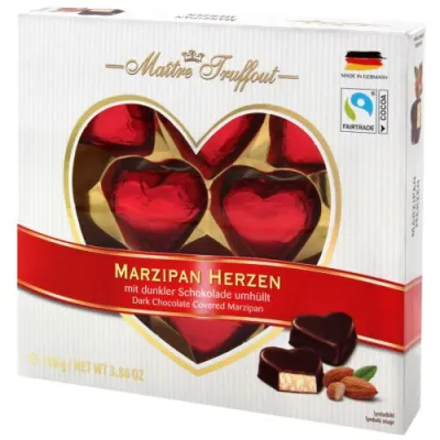 Maitre Marzipan Herzen 110g