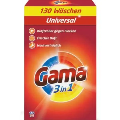 Gama 3in1 Universal Proszek 130p 7,8kg