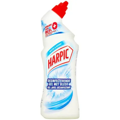 Harpic White & Shine Bleach WC Gel 750ml