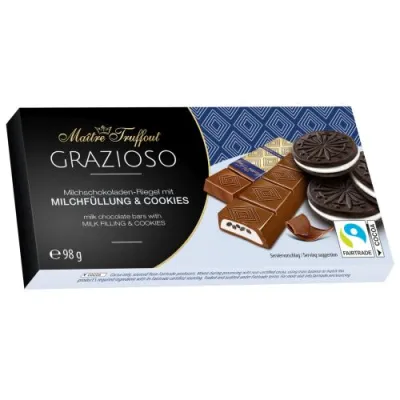 Maitre Grazioso Milk & Cookies Czekoladki 98g