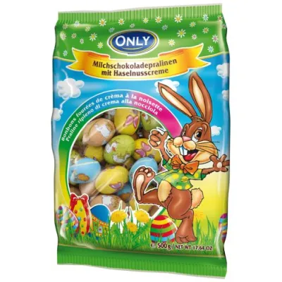 Only Milk Chocolate Eggs Hazelnut Cream Duże 500g