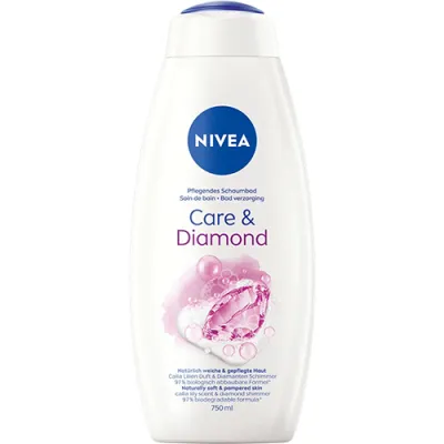 Nivea Care & Diamond Schaumbad 750ml