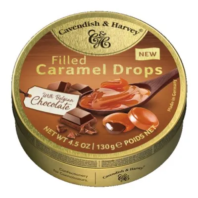 C&H Filled Caramel Drops with Chocolate 130g