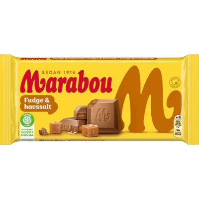 Marabou Fudge & Havssalt Czekolada 185g