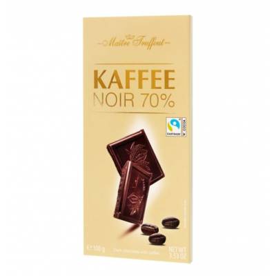 Maitre Truffout Kaffe Noir 70% Czekolada 100g