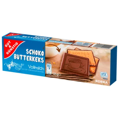 G&G Schoko Butterkeks Vollmilch Ciastka 125g