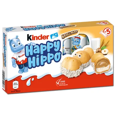 Kinder Happy Hippo Haselnuss 5szt 103,5g