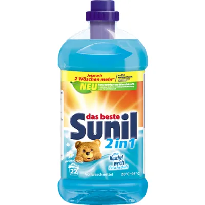 Sunil 2in1 mit Kuschelweich Gel 22p 1,1L