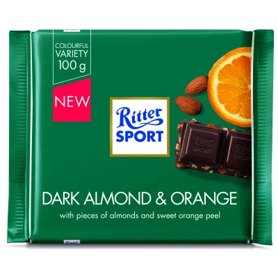 Ritter Sport Dark Almond & Orange Czekolada 100g