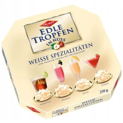 Trumpf Edle Tropfen in Nuss Weisse Spezialita 250g