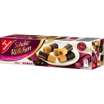 G&G Schoko-Rollchen w Gorzkiej Czekoladzie 125g