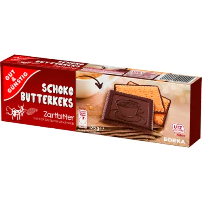 G&G Schoko Butterkeks Zartbitter Ciastka 125g