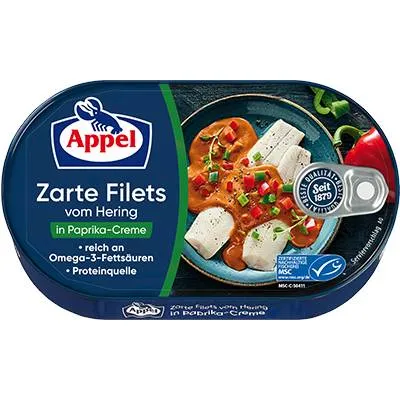 Appel Hering Filets Paprika-Creme 200g