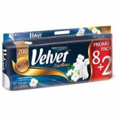 Velvet Excellence White 3Lag Papier Toalet 10szt