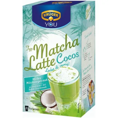 Kruger Matcha Latte Cocos 10szt 250g Kruger Matcha Latte Cocos 10szt 250g