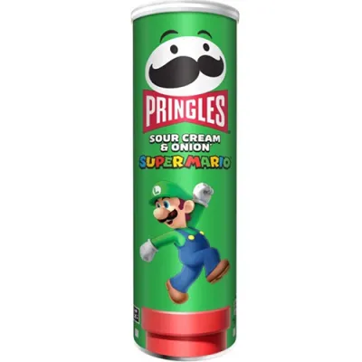 Pringles Sour Cream & Onion Super Mario 165g