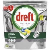 Dreft Platinum All in One Citron Tabs 68szt 1kg