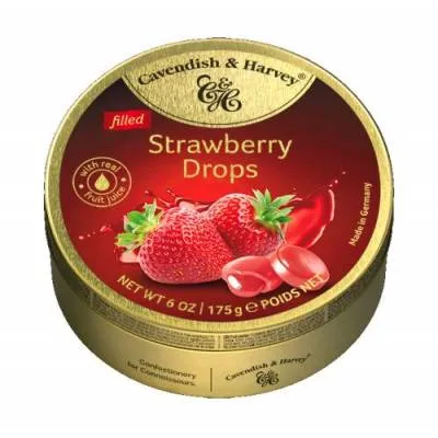 C&H Strawberry Drops 175g