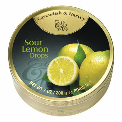 C&H Sour Lemon Drops 200g/10