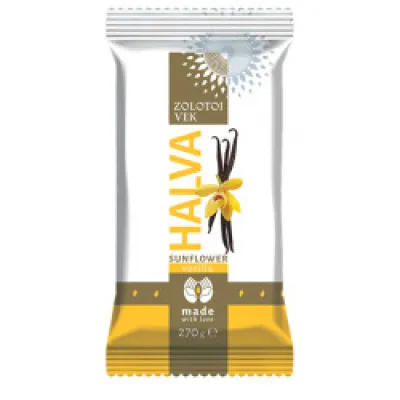 Zlotoi Vek Halva Sunflower Vanilla Chałwa 270g