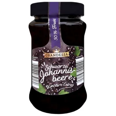 Grandessa Schwarze Johannisbeere Konfiture 450g