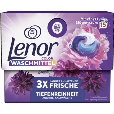 Lenor 3X Color Amethyst Pods 15p 301g