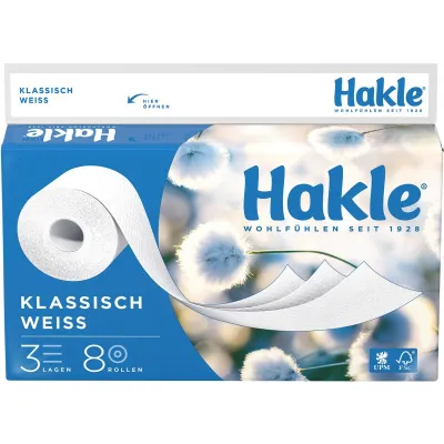 Hakle Klassisch Papier Toaletowy 3w 8szt