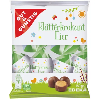 G&G Blatterkrokant Eier 150g