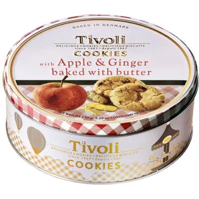 Tivoli Apple Ginger Ciastka Puszka 150g