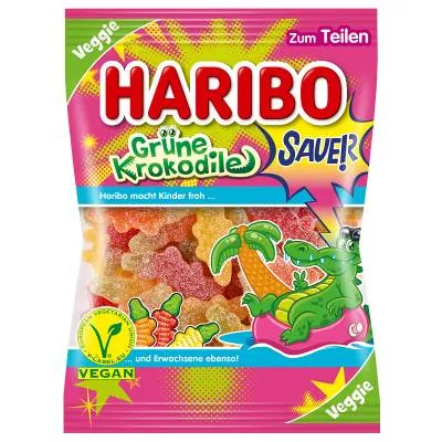 Haribo Grune Krokodile 175g