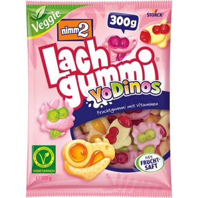Nimm2 Lach Gummi YoDinos Vegetarian 300g