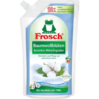 Frosch Sensitive Baumwollbluten Płuk 40p 1L