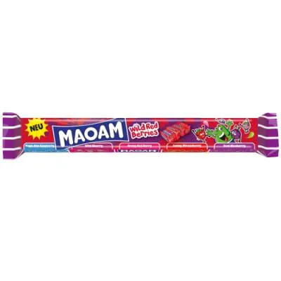 Maoam Wild Red Berries Guma 5szt 110g