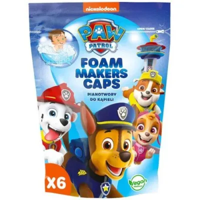 PAW Patrol Foam Makers Caps do Kąpieli 6szt 96g