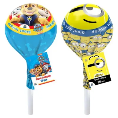 Giant Lollipop Minions / PAW Patrol 15szt 120g