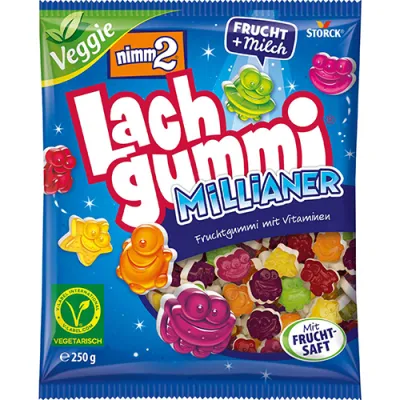 Nimm2 Lach Gummi Millianer Vegetarian 250g