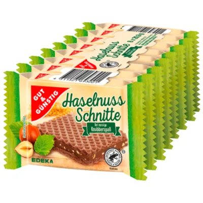 G&G Haselnuss Schnitte 8szt 166g