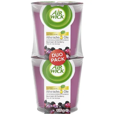 Air Wick Brombeere Cranberry Duo Świeczka 2x105g