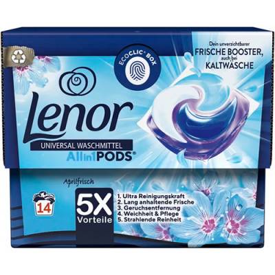 Lenor All in 1 Pods Universal Aprilfrisch 14p 270g